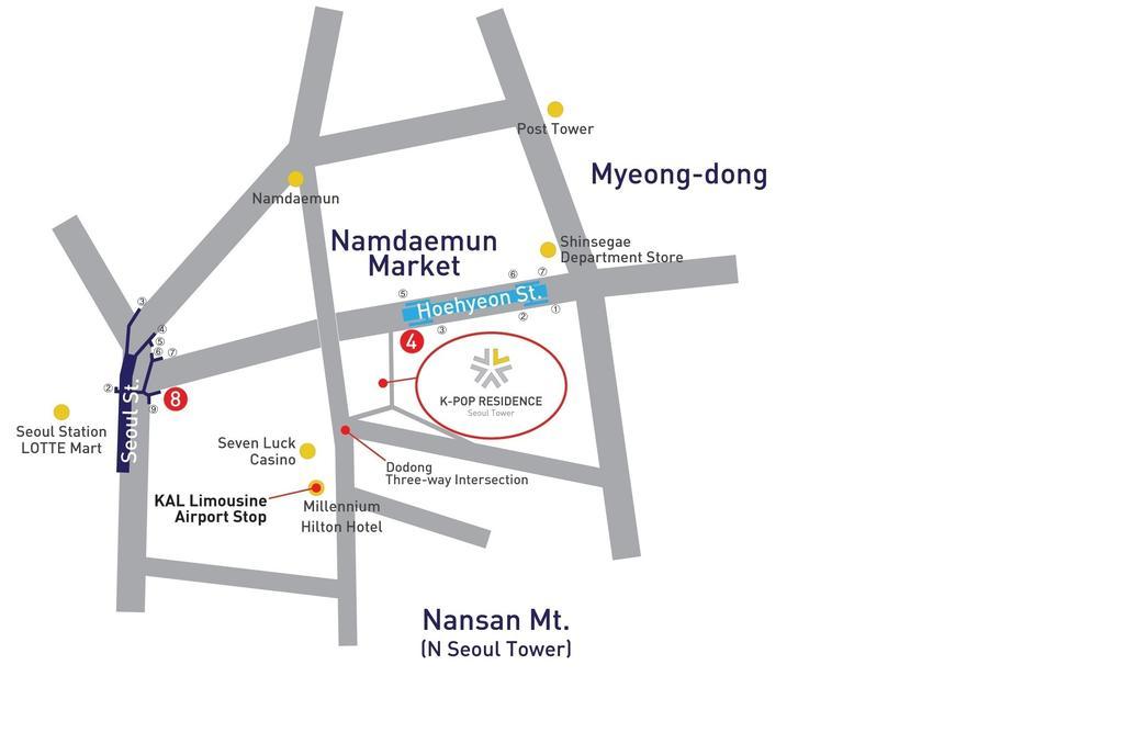K-Pop Hotel Seoul Tower Δωμάτιο φωτογραφία